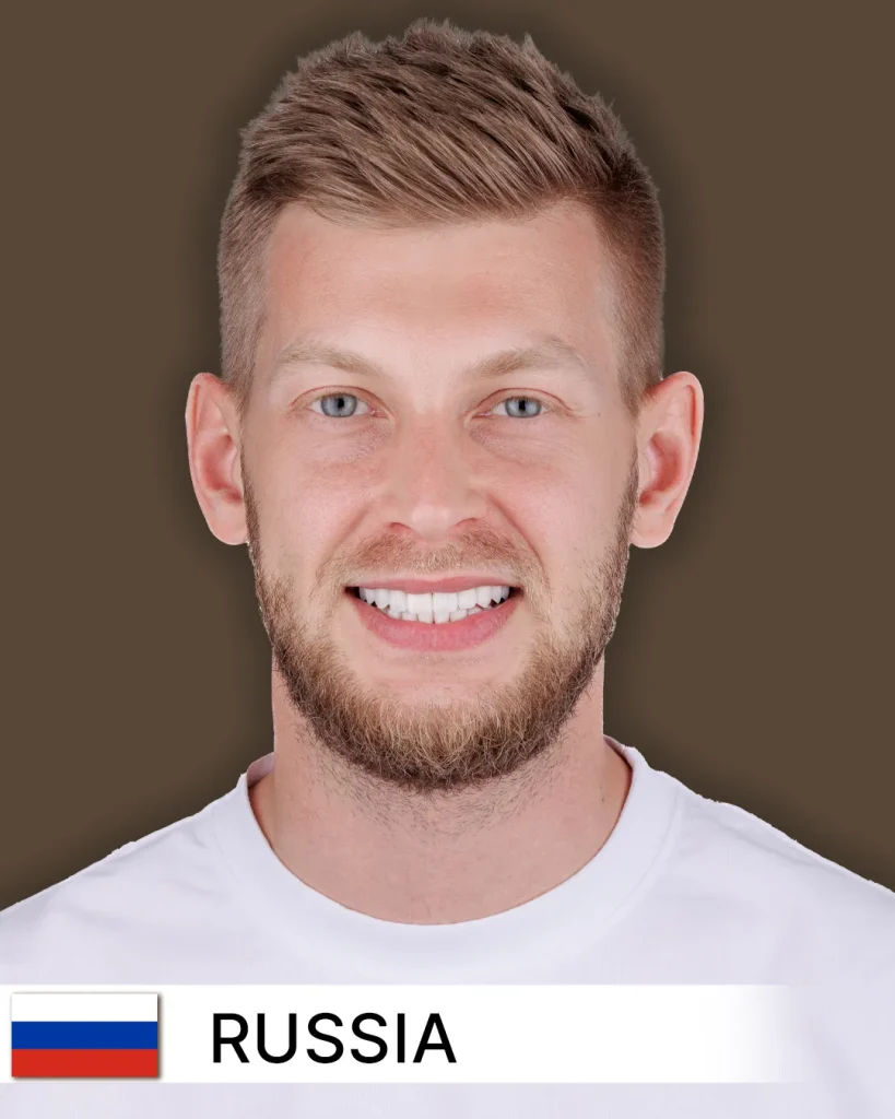 Smile makeover patient from Russia with a flawless new smile
