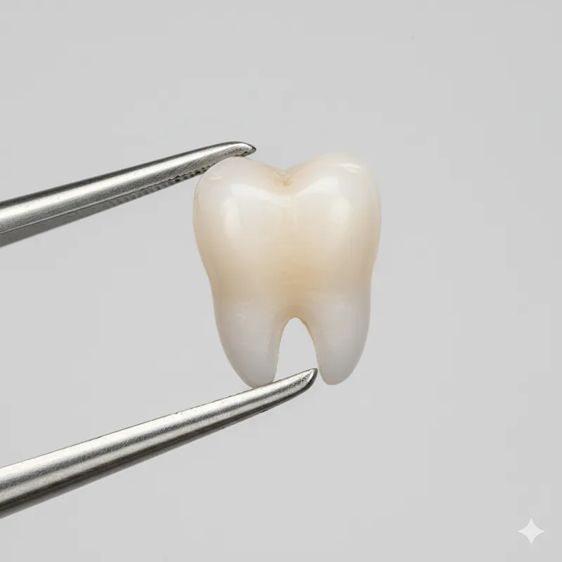 High-Strength Solid Zirconia Crown - Restorative Dentistry Dubai
