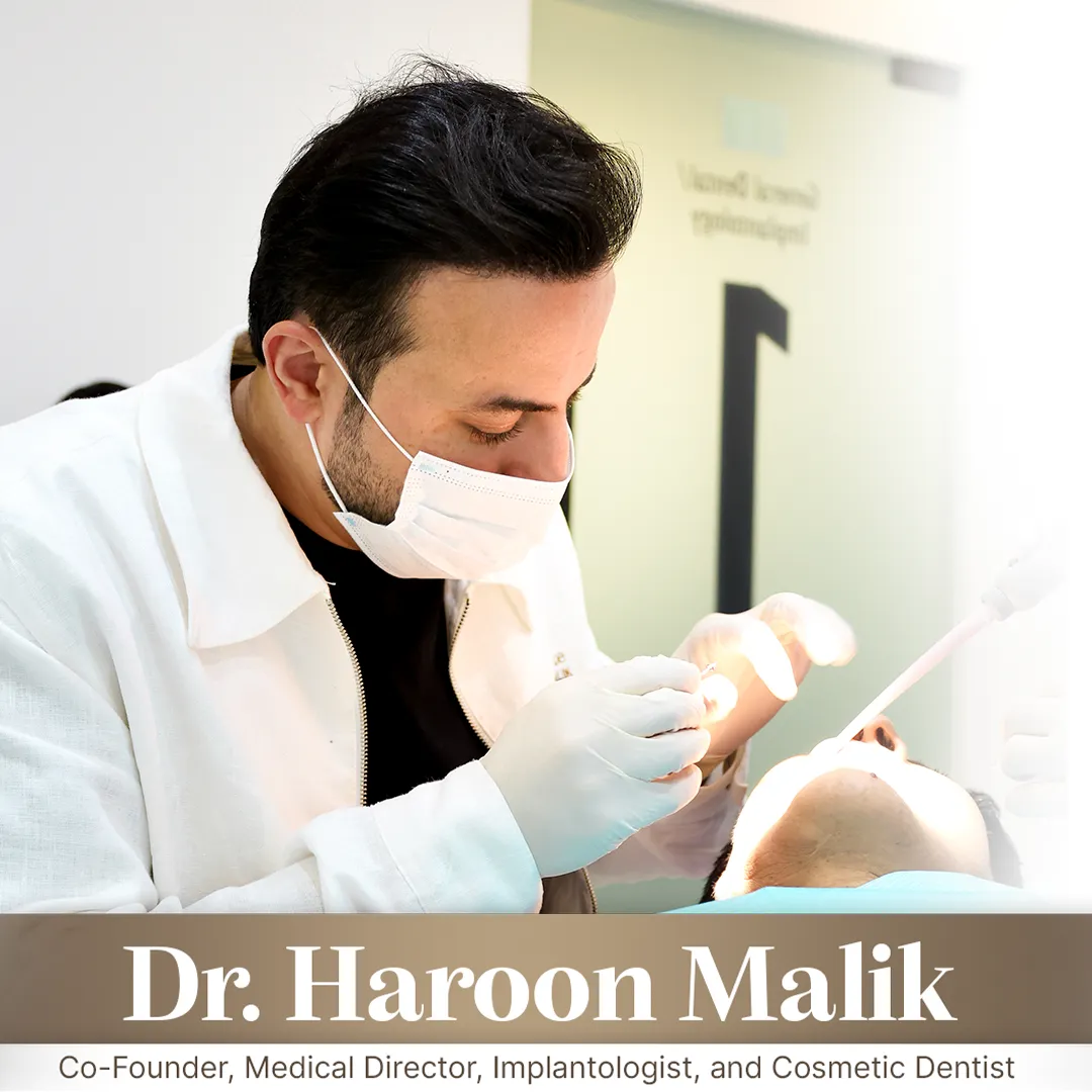 Dr. Haroon Malik, Cosmetic Dentist and Implantologist at Queens Elite Medical Dubai Marina