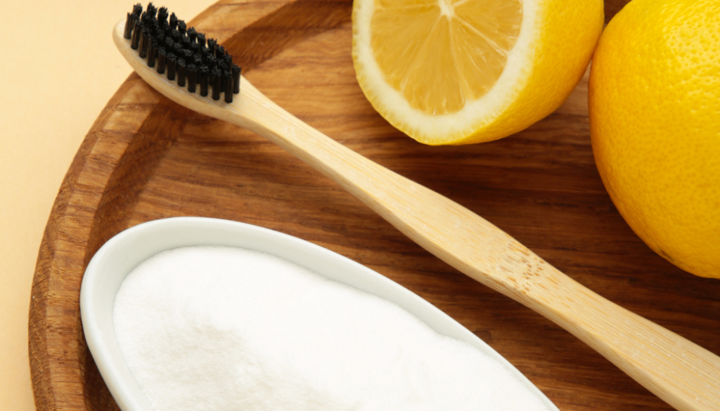 Baking Soda and Lemon for Teeth Whitening